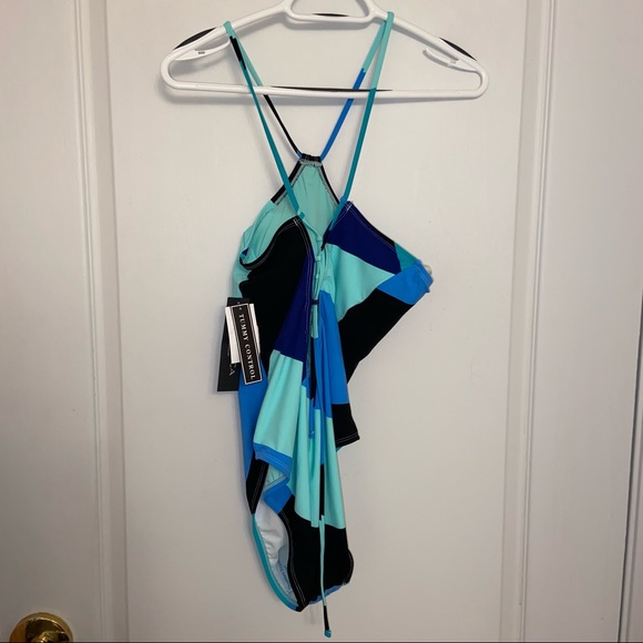 NWT La Blanca one shoulder one piece swimsuit - Picture 8 of 9